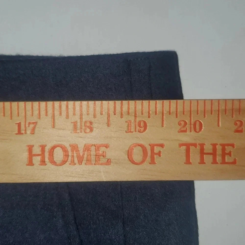 BALLIN CLASSIC Blue/Gray 90% Wool Flat Front Cuffed Dress Pants 38 - Picture 13 of 13